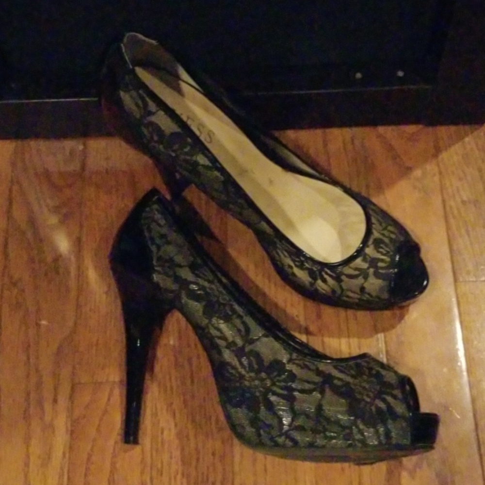 Guess lace heels